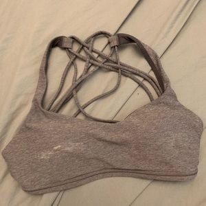 Gray lululemon bra